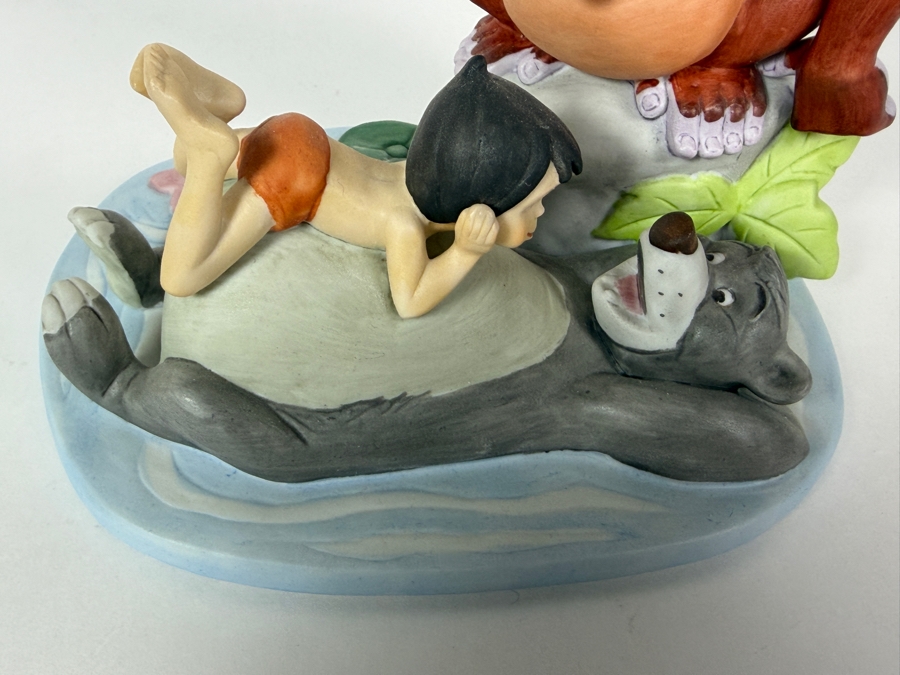 Vintage Grolier Disney Magic Memories The Jungle Book Mowgli Baloo And King Louie Limited Edition 2,462/15,000 Figurine 5'H [Photo 3]