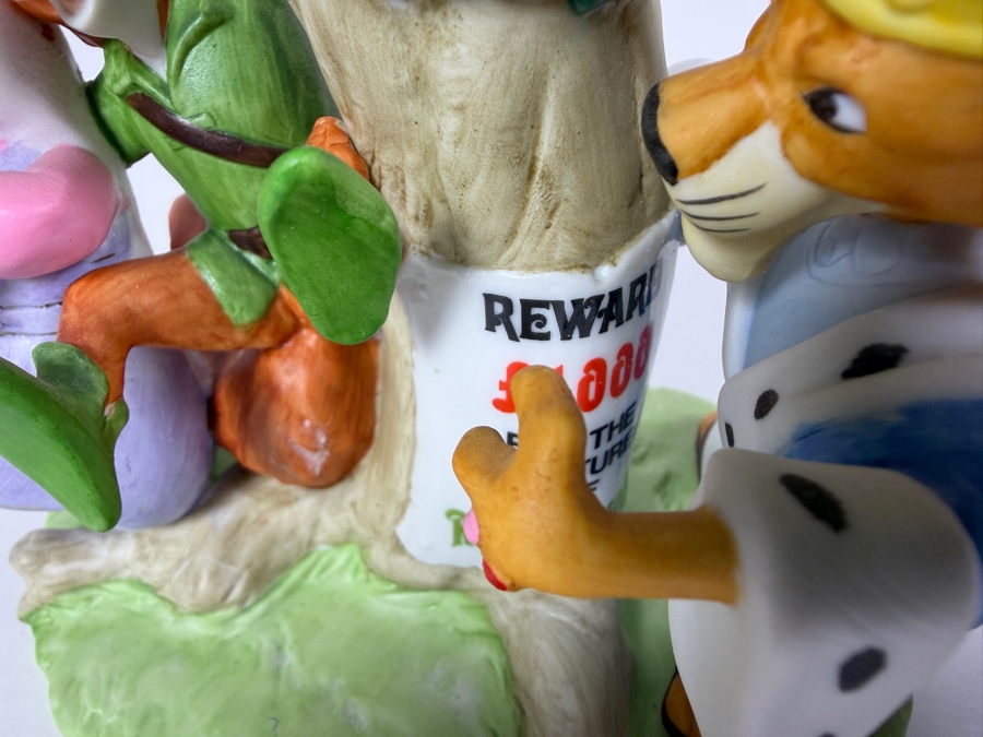 Vintage Grolier Disney Magic Memories Robin Hood Maid Marian And Prince John Limited Edition Figurine 3,074/15,000 6'H [Photo 3]