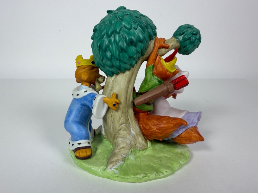 Vintage Grolier Disney Magic Memories Robin Hood Maid Marian And Prince John Limited Edition Figurine 3,074/15,000 6'H [Photo 5]