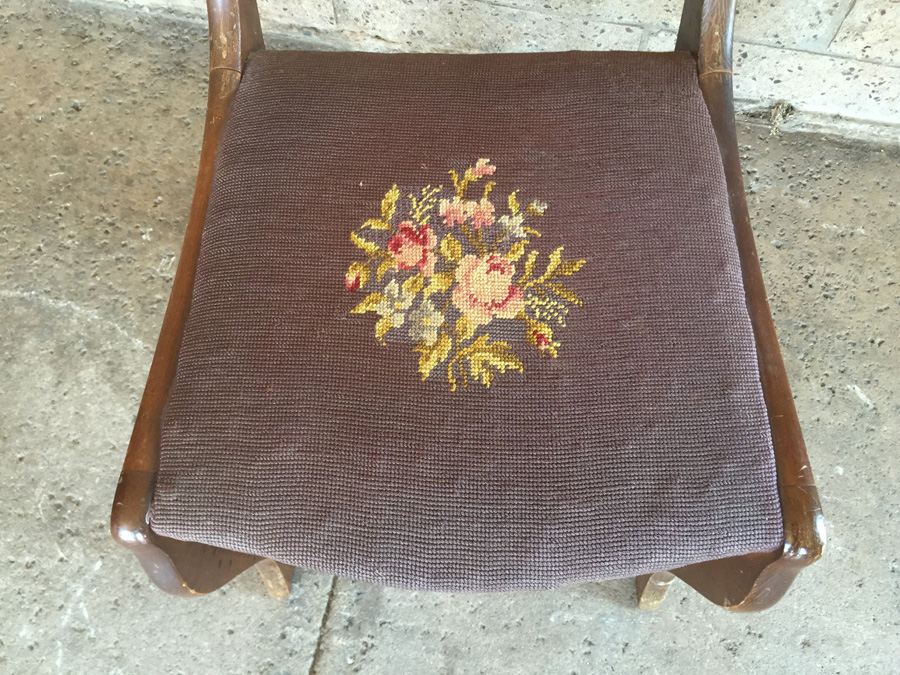 Vintage Karpen Needlepoint Chair [Photo 4]