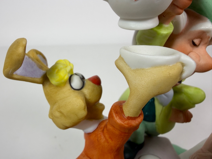 Vintage Grolier Disney Magic Memories Alice In Wonderland Mad Tea Party Limited Edition Figurine 6'H [Photo 3]