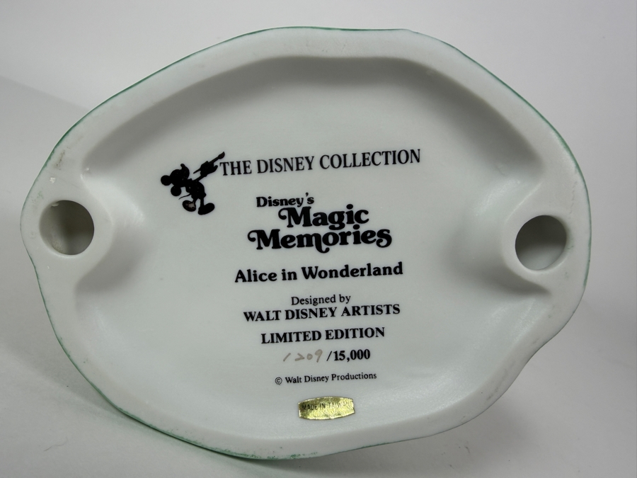 Vintage Grolier Disney Magic Memories Alice In Wonderland Mad Tea Party Limited Edition Figurine 6'H [Photo 7]