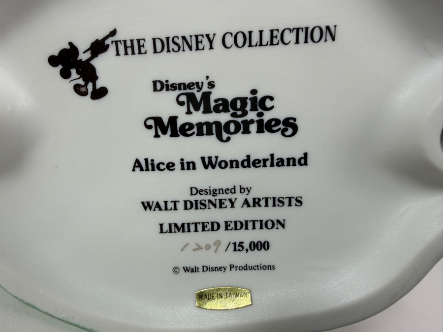 Vintage Grolier Disney Magic Memories Alice In Wonderland Mad Tea Party Limited Edition Figurine 6'H [Photo 8]