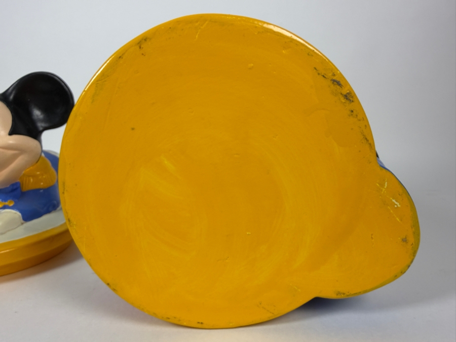 Vintage Walt Disney Productions Mickey Mouse Marching Band Drum Ceramic Cookie Jar By California Originals 11.5'H [Photo 9]