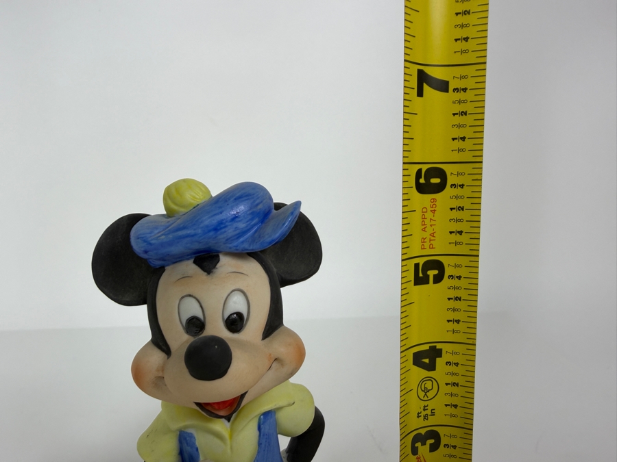 Vintage Walt Disney Productions Goofy Surfer And Mickey Mouse Golfer Ceramic Bisque Figurines 6'H [Photo 7]