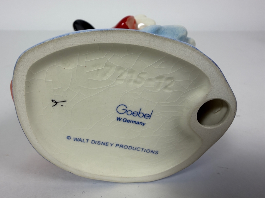 Vintage Goebel Disney Fantasia Sorcerer Mickey Mouse Figurine On Wave 5'H [Photo 6]