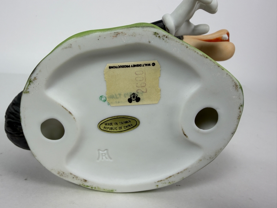 Vintage Walt Disney Productions Three Little Pigs Big Bad Wolf Ceramic Porcelain Figurine 6'H [Photo 6]