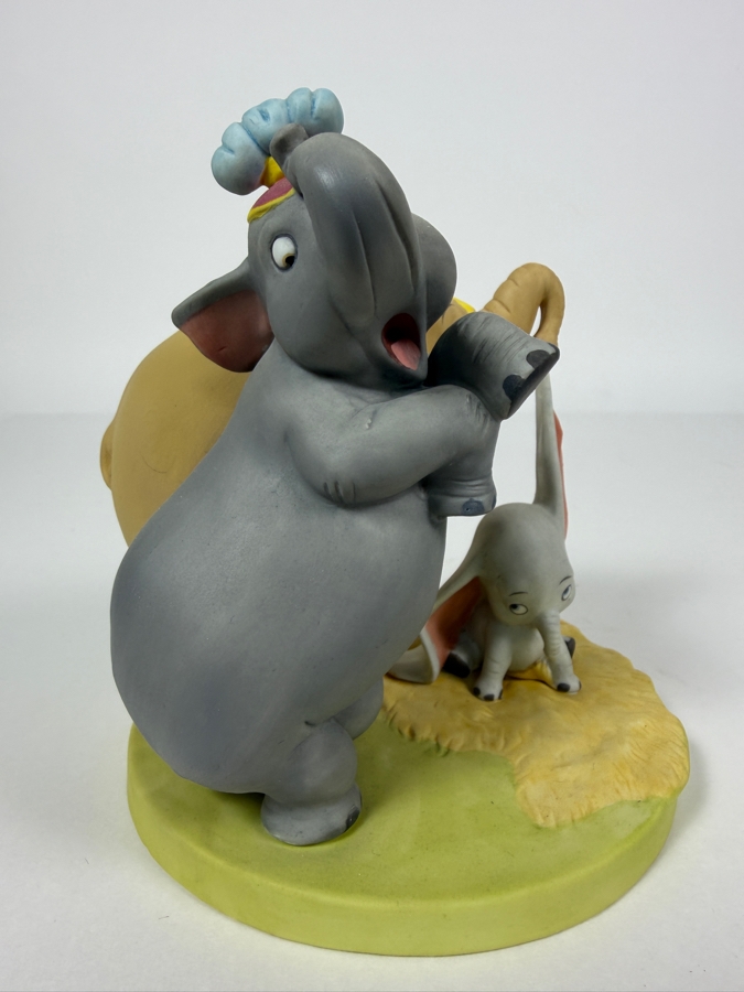 Vintage Grolier 1985 Disney Collection Heroes & Villains Dumbo Limited Edition 488/24,750 Porcelain Figurine Designed By Walt Disney Artists 5.25'H [Photo 6]