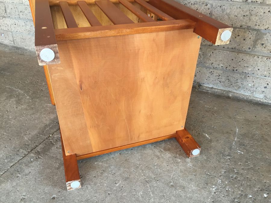 Small Wooden Two Tier Side Table [Photo 5]