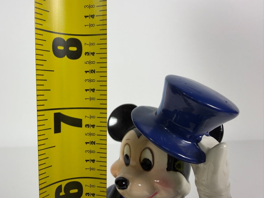 Schmid Walt Disney 'That's Entertainment' Ice Skating Mickey Mouse Spinning Music Box 7.5'H [Photo 9]