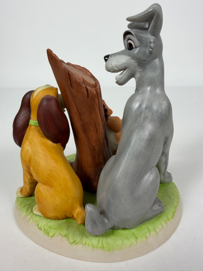 Disney's Grolier Magic Memories Lady And The Tramp Limited Edition Figurine Designed By Walt Disney Artists 5.5'H [Photo 5]