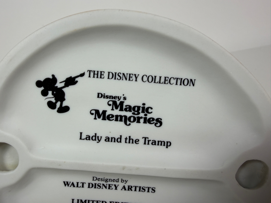 Disney's Grolier Magic Memories Lady And The Tramp Limited Edition Figurine Designed By Walt Disney Artists 5.5'H [Photo 8]