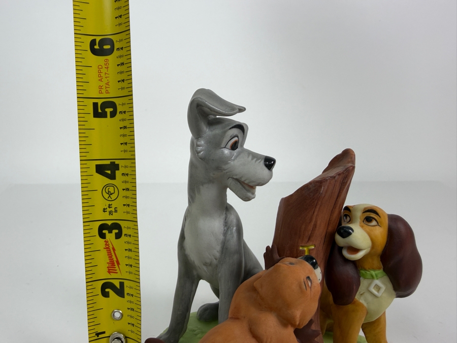 Disney's Grolier Magic Memories Lady And The Tramp Limited Edition Figurine Designed By Walt Disney Artists 5.5'H [Photo 10]