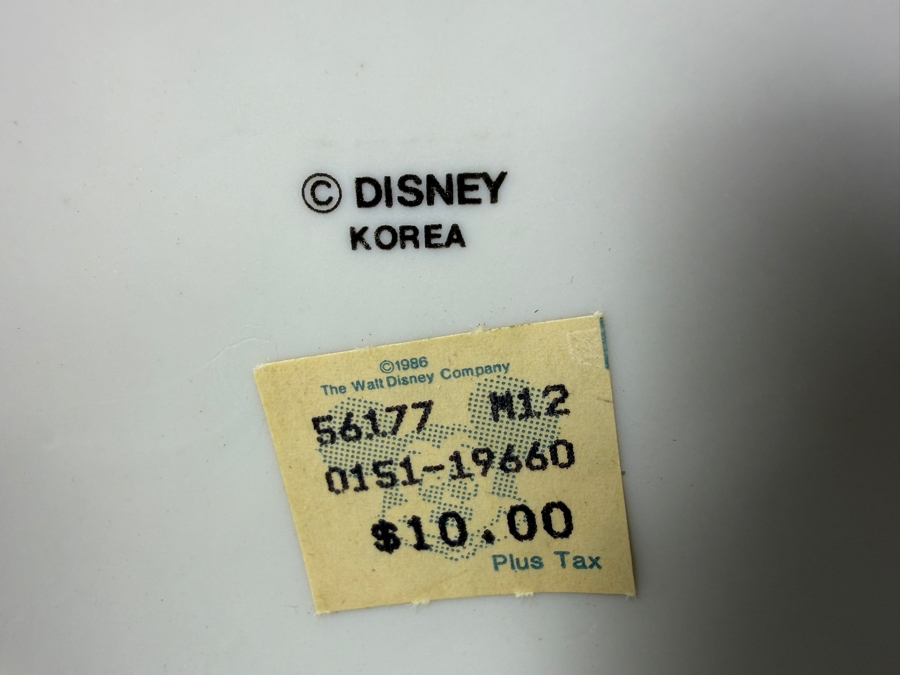 Vintage 1980s Walt Disney Productions Mickey Mouse Tuxedo Porcelain Figurine 7'H [Photo 6]