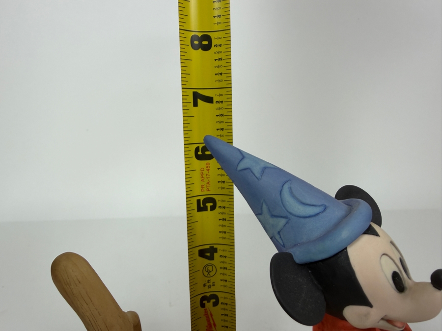 Vintage Tomorrow Today Corporation Disney's Magic Memories Fantasia 'Sorcerer's Apprentice' Mickey Mouse Limited Edition 299/5000 Figurine Made In Ireland 7'W X 6'H [Photo 12]