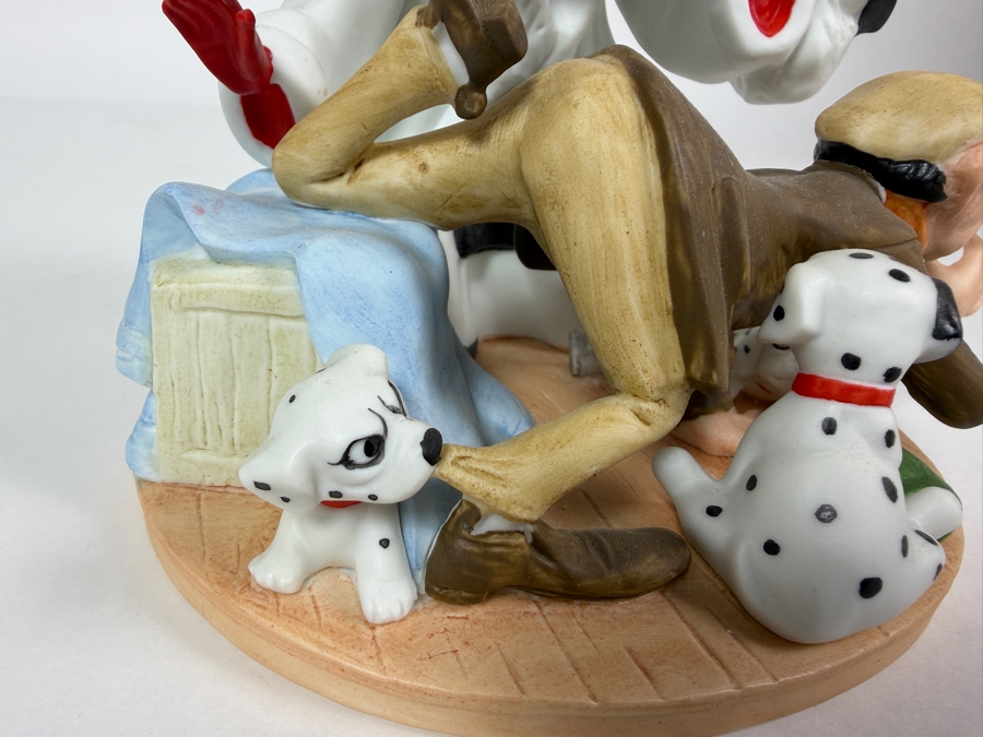 Vintage Grolier The Disney Collection Heroes & Villains Cruella De Vil Jasper 101 Dalmatians Limited Edition 600/24,750 Figurine Designed By Walt Disney Artists 5'H [Photo 2]
