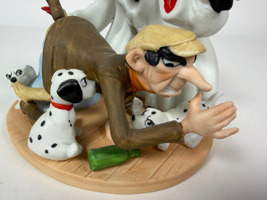 Vintage Grolier The Disney Collection Heroes & Villains Cruella De Vil Jasper 101 Dalmatians Limited Edition 600/24,750 Figurine Designed By Walt Disney Artists 5'H [Photo 4]