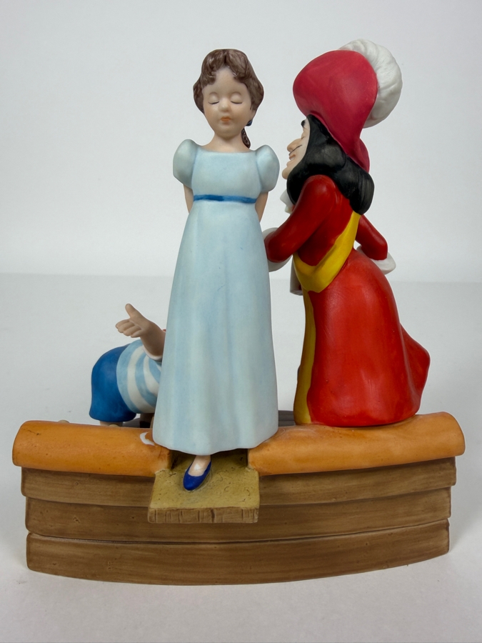 Vintage Grolier Disney Collection Heroes & Villains 1985 Limited Edition 136/24,750 Peter Pan Captain Hook Wendy Mr. Smee Figurine Designed By Walt Disney Artists 7'H [Photo 3]