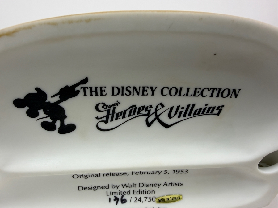 Vintage Grolier Disney Collection Heroes & Villains 1985 Limited Edition 136/24,750 Peter Pan Captain Hook Wendy Mr. Smee Figurine Designed By Walt Disney Artists 7'H [Photo 9]