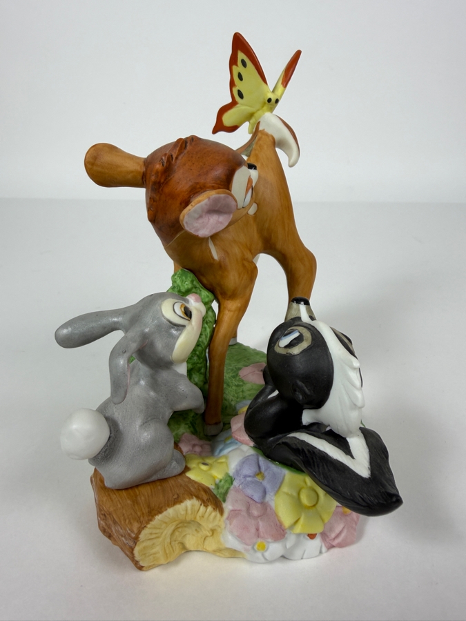 Vintage Grolier Disney's Magic Memories Bambi Thumper And Flower Limited Edition 975/15,000 Figurine Designed By Walt Disney Artists 6'H [Photo 6]