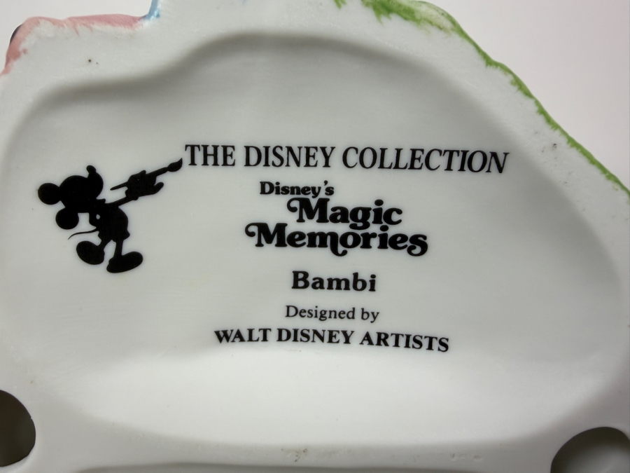 Vintage Grolier Disney's Magic Memories Bambi Thumper And Flower Limited Edition 975/15,000 Figurine Designed By Walt Disney Artists 6'H [Photo 8]