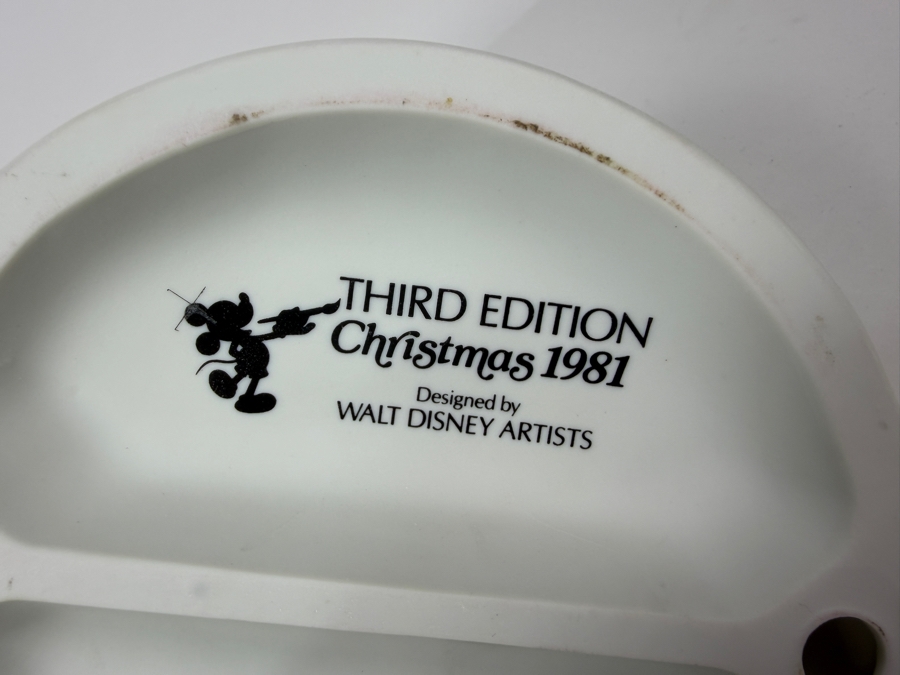 Grolier Disney Christmas 1981 Third Edition Mickey Pluto And Santa Limited Edition 403/6,000 Figurine Designed By Walt Disney Artists 5'H [Photo 7]