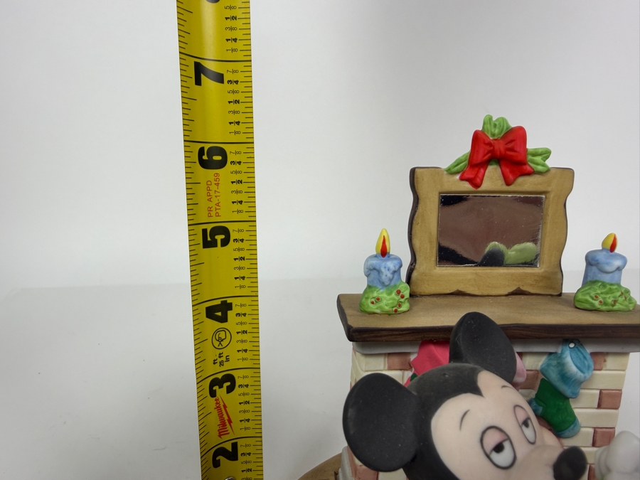 Vintage Grolier The Disney Collection Christmas 1986 Limited Edition 1,752/25,000 Mickey Minnie And Pluto Mistletoe Figurine Designed By Walt Disney Artists 5.5'H [Photo 11]