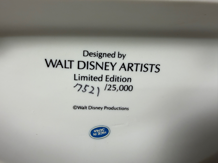 Vintage Grolier The Disney Collection Christmas 1986 Limited Edition 1,752/25,000 Mickey Minnie And Pluto Mistletoe Figurine Designed By Walt Disney Artists 5.5'H [Photo 10]