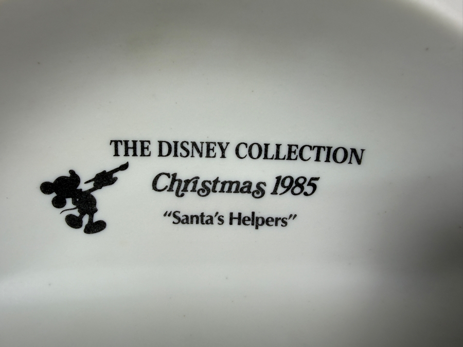 Vintage Grolier The Disney Collection Christmas 1985 'Santa's Helpers' Mickey And Donald Limited Edition Figurine Designed By Walt Disney Artists 6.5'H [Photo 6]