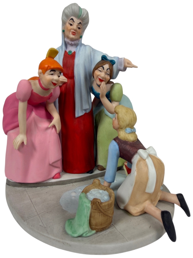 Vintage Grolier 1985 Disney Collection Heroes & Villains Cinderella Lady Tremaine Limited Edition 81/24,750 Figurine Designed By Walt Disney Artists 6.5'H