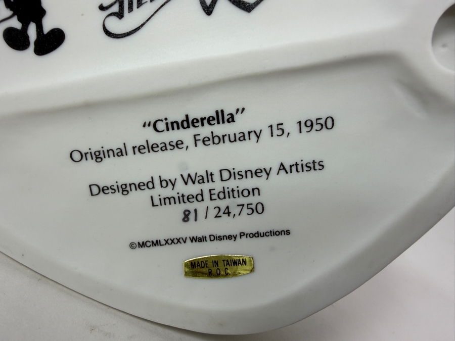 Vintage Grolier 1985 Disney Collection Heroes & Villains Cinderella Lady Tremaine Limited Edition 81/24,750 Figurine Designed By Walt Disney Artists 6.5'H [Photo 8]