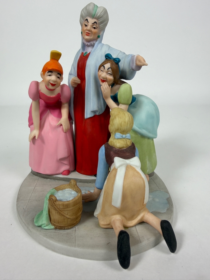 Vintage Grolier 1985 Disney Collection Heroes & Villains Cinderella Lady Tremaine Limited Edition 81/24,750 Figurine Designed By Walt Disney Artists 6.5'H [Photo 2]