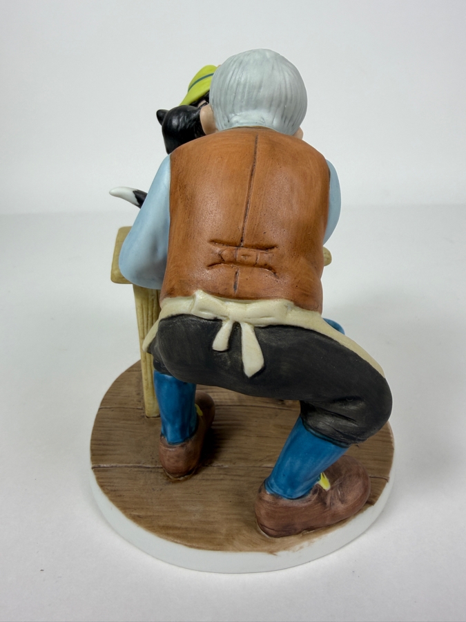Vintage Grolier Disney's Magic Memories Pinocchio Geppetto And Figaro Limited Edition 954/15,000 Figurine Designed By Walt Disney Artists 5.5'H [Photo 6]