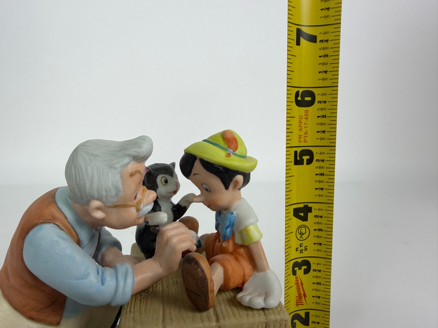 Vintage Grolier Disney's Magic Memories Pinocchio Geppetto And Figaro Limited Edition 954/15,000 Figurine Designed By Walt Disney Artists 5.5'H [Photo 10]