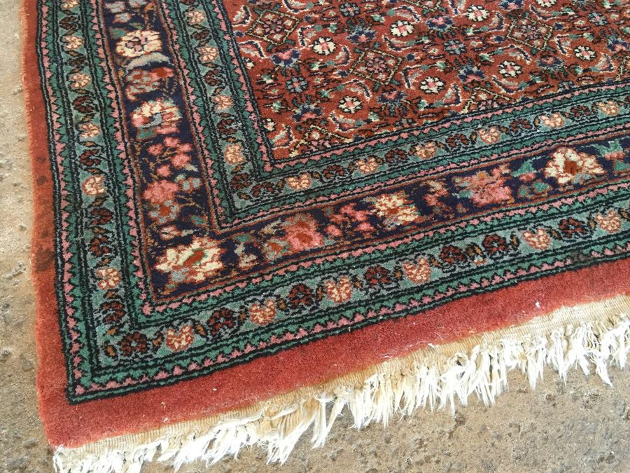 Vintage Hand Knotted Wool Persian Rug - Browns [Photo 4]
