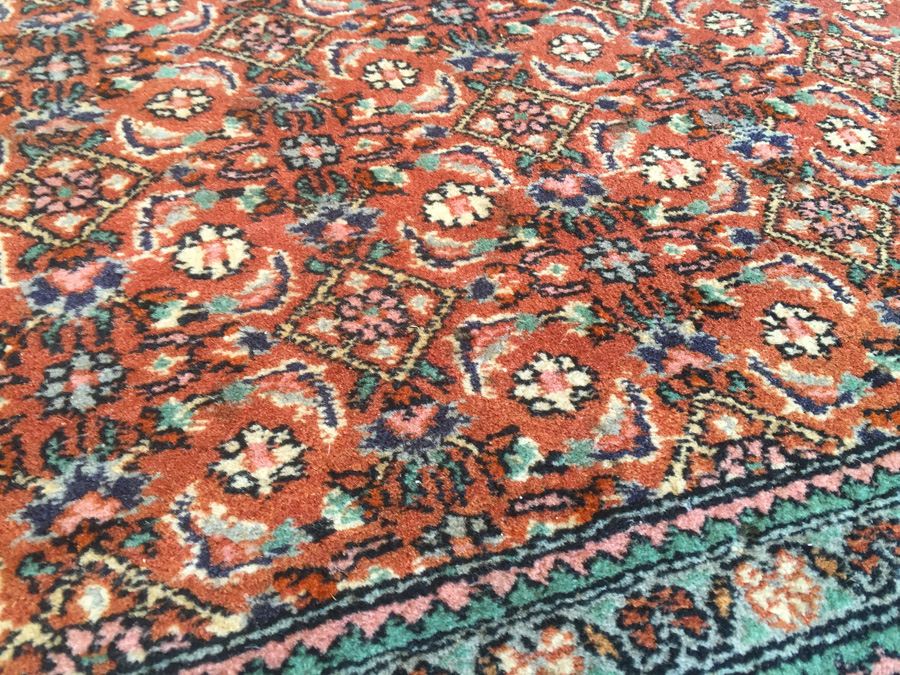 Vintage Hand Knotted Wool Persian Rug - Browns [Photo 2]