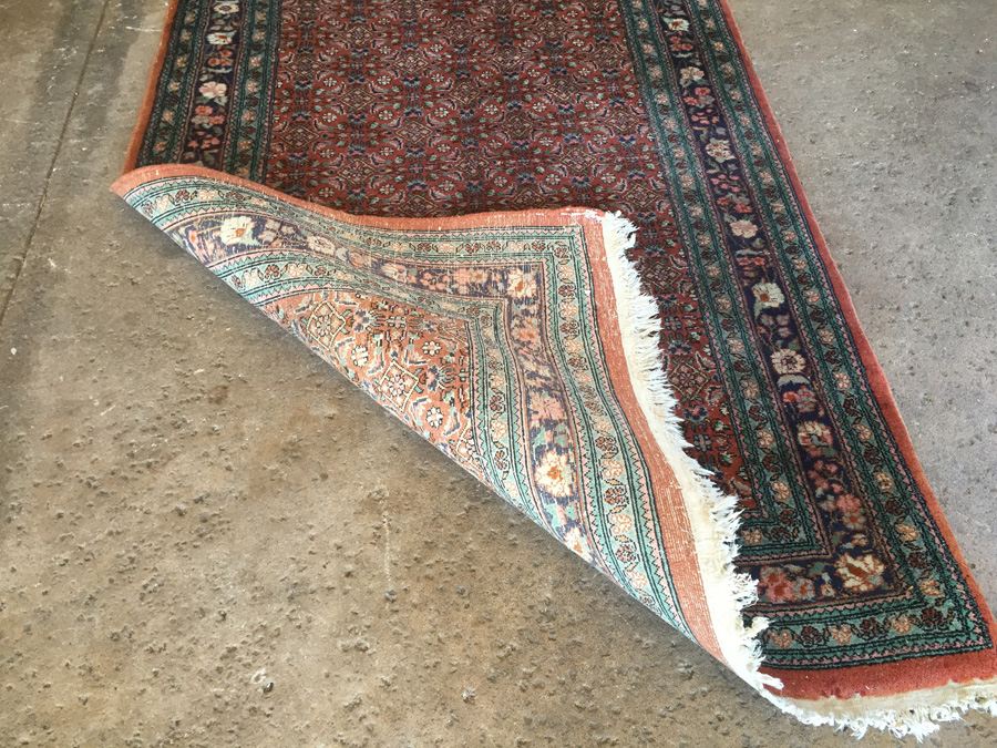 Vintage Hand Knotted Wool Persian Rug - Browns [Photo 3]