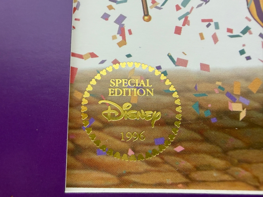 Disney Store Special Edition 1996 The Hunchback Of Notre Dame Commemorative Lithograph 16'W X 8'H [Photo 3]