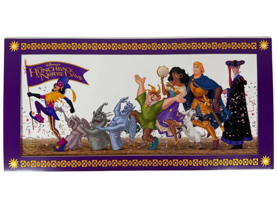 Disney Store Special Edition 1996 The Hunchback Of Notre Dame Commemorative Lithograph 16'W X 8'H