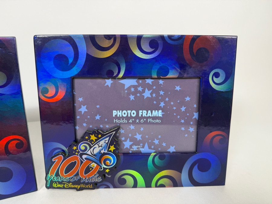 Pair of Vintage 2001 Walt Disney World 100 Years Of Magic 4x6 Photo Frames [Photo 3]