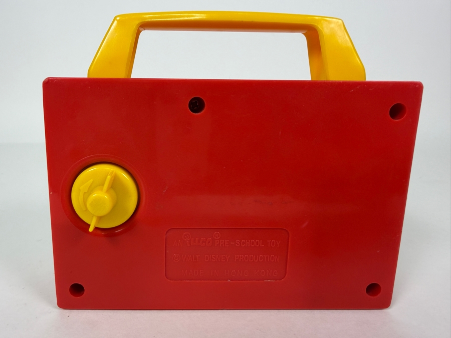 Vintage Walt Disney Productions Illco Mickey Mouse Wind-Up Toy Clock Radio 4.75'H [Photo 3]