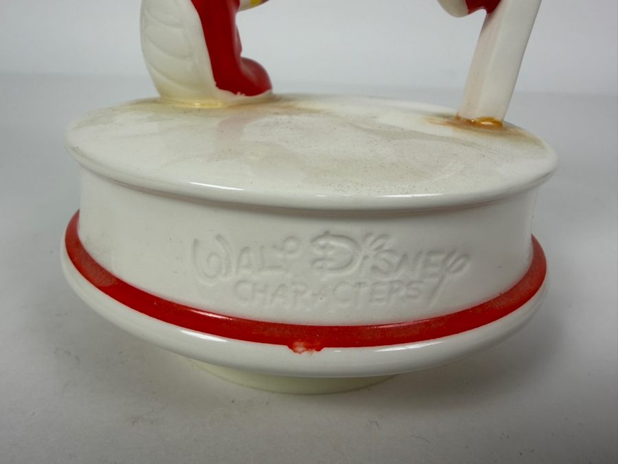 Vintage Schmid Disney Characters Mickey Mouse Jogging 'Chariots Of Fire' Music Box 7'H [Photo 4]