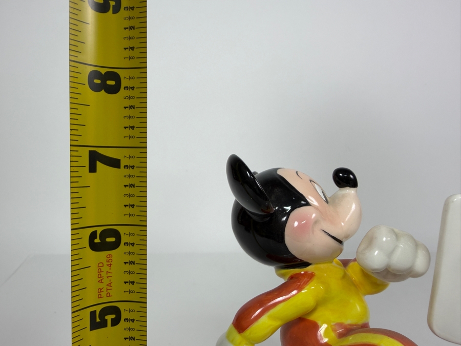 Vintage Schmid Disney Characters Mickey Mouse Jogging 'Chariots Of Fire' Music Box 7'H [Photo 9]