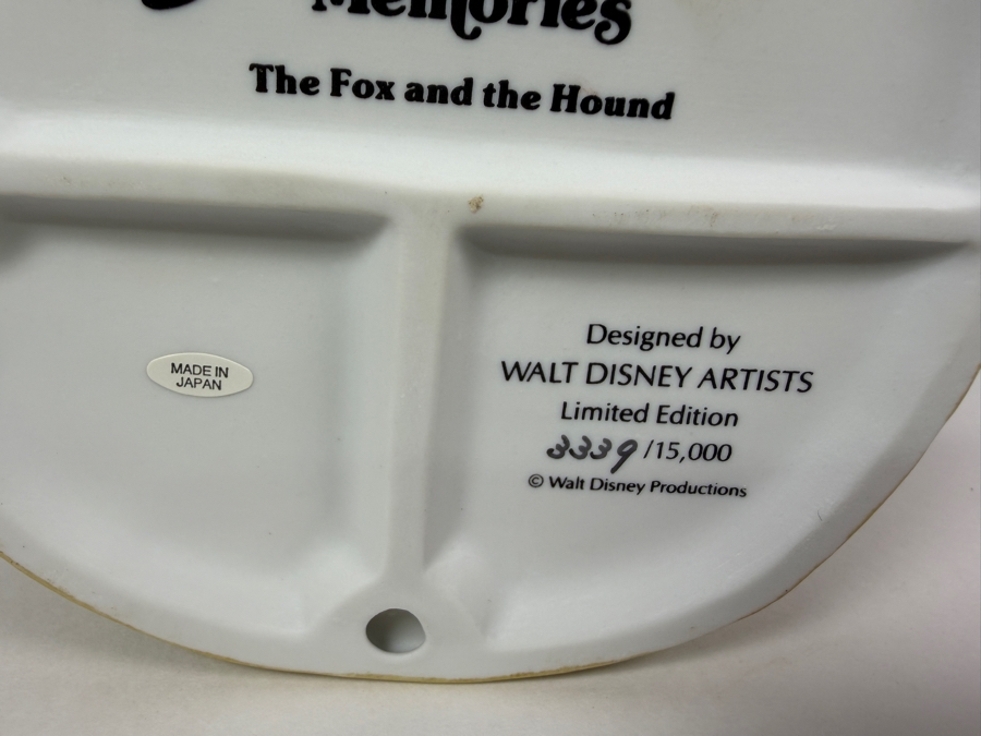 Vintage Grolier Disney's Magic Memories The Fox And The Hound Limited Edition 3,339/15,000 Big Mama Tod And Copper Figurine Designed By Walt Disney Artists 6'H [Photo 8]