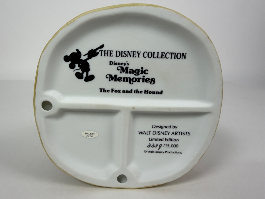 Vintage Grolier Disney's Magic Memories The Fox And The Hound Limited Edition 3,339/15,000 Big Mama Tod And Copper Figurine Designed By Walt Disney Artists 6'H [Photo 6]