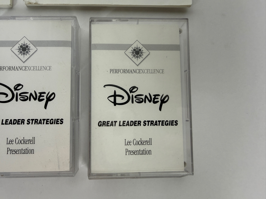 Vintage Disney Great Leader Strategies Lee Cockerell Presentation Cassette Tape Set And Booklets [Photo 4]