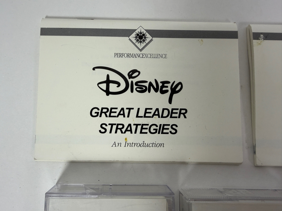 Vintage Disney Great Leader Strategies Lee Cockerell Presentation Cassette Tape Set And Booklets [Photo 7]