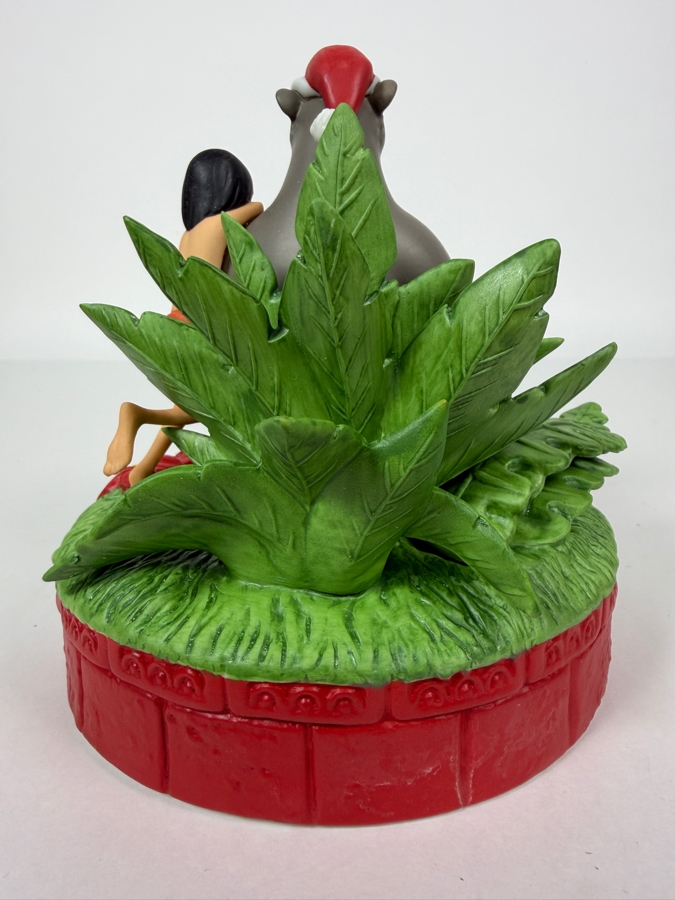 Vintage Grolier The Disney Collection Christmas 1995 Mowgli And Baloo 'For You, Baloo' Limited Edition 7,295/25,000 Figurine 7'H [Photo 5]