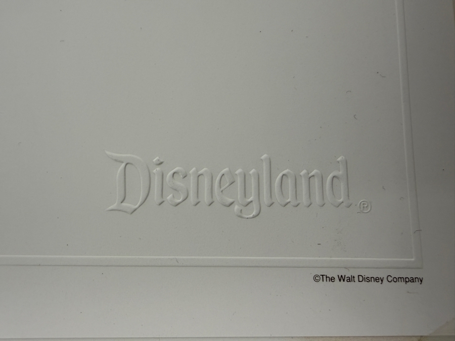 Vintage Disneyland 1992 Fantasmic! Commemorative Certificate Jack B. Lindquist Lithograph 11'W X 8.5'H [Photo 6]