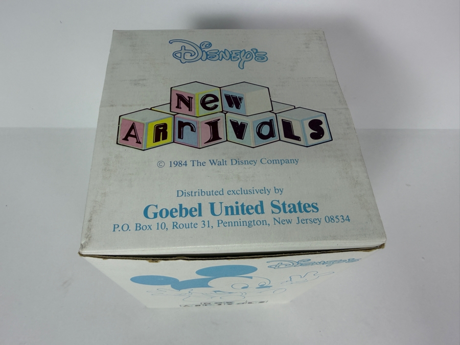 Vintage 1984 Disney Babies Goebel 'Happy Birthday' Baby Mickey Mouse Rotating Music Box 5.75'H [Photo 7]